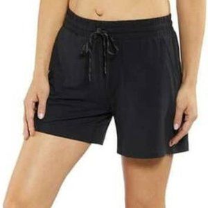 NWT Pacific Trail Women's Cozy Athletic Outdoors Shorts Black Size S $45 FLA258